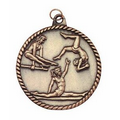 Medals, "Gymnastics, Female" - 2" High Relief